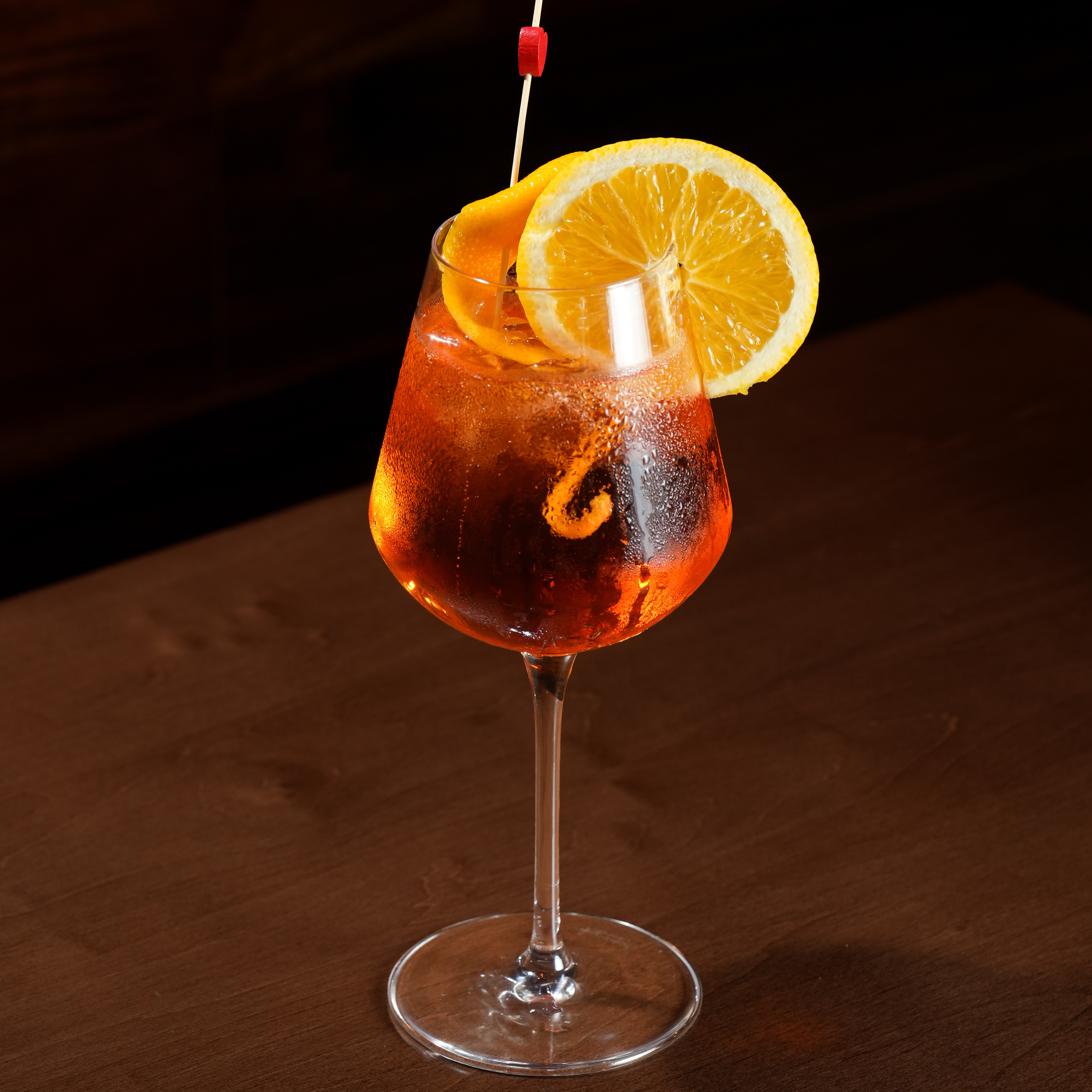 Aperol Spritz — brunch cocktails plate — Brunch Cocktails at SOLENA Brunch & Bar in Corso Italia, Toronto