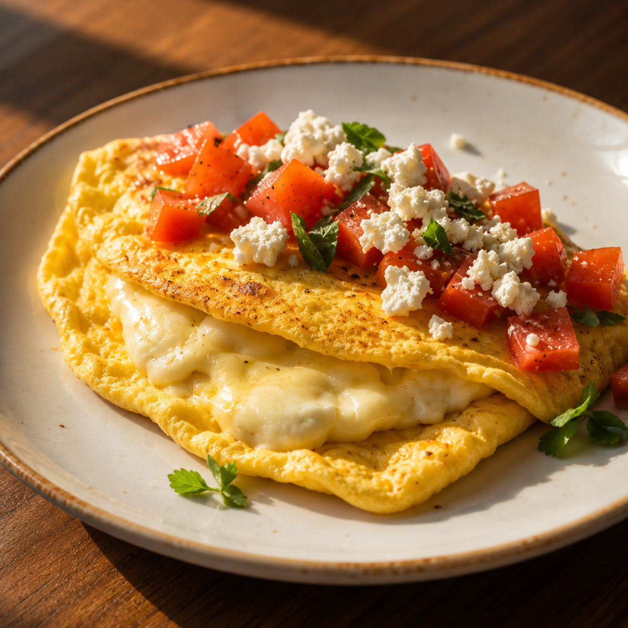 Spanish Omelette — Fresh salsa and feta. Served with herbed home fries, house salad, and choice of toast. — Omelettes at SOLENA Brunch & Bar in Corso Italia, Toronto