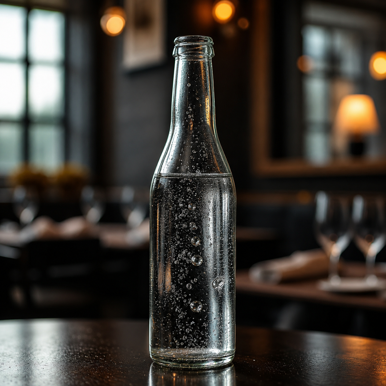 Spring Water — soft drinks plate — Soft Drinks at SOLENA Brunch & Bar in Corso Italia, Toronto