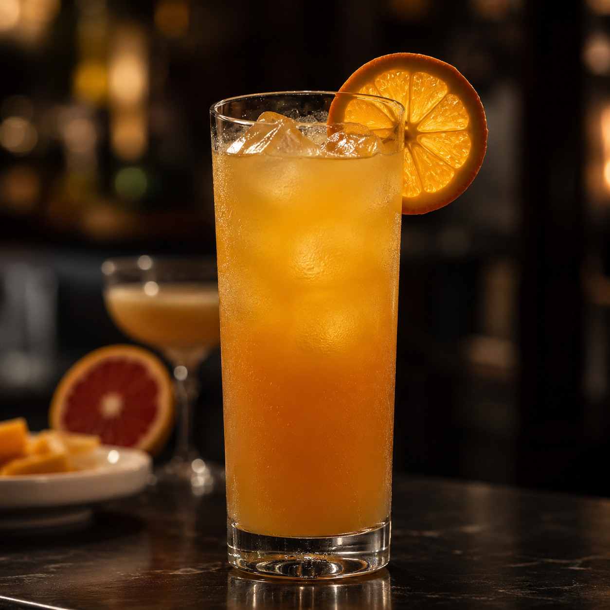 Fresh Squeezed Orange — fresh juices plate — Fresh Juices at SOLENA Brunch & Bar in Corso Italia, Toronto
