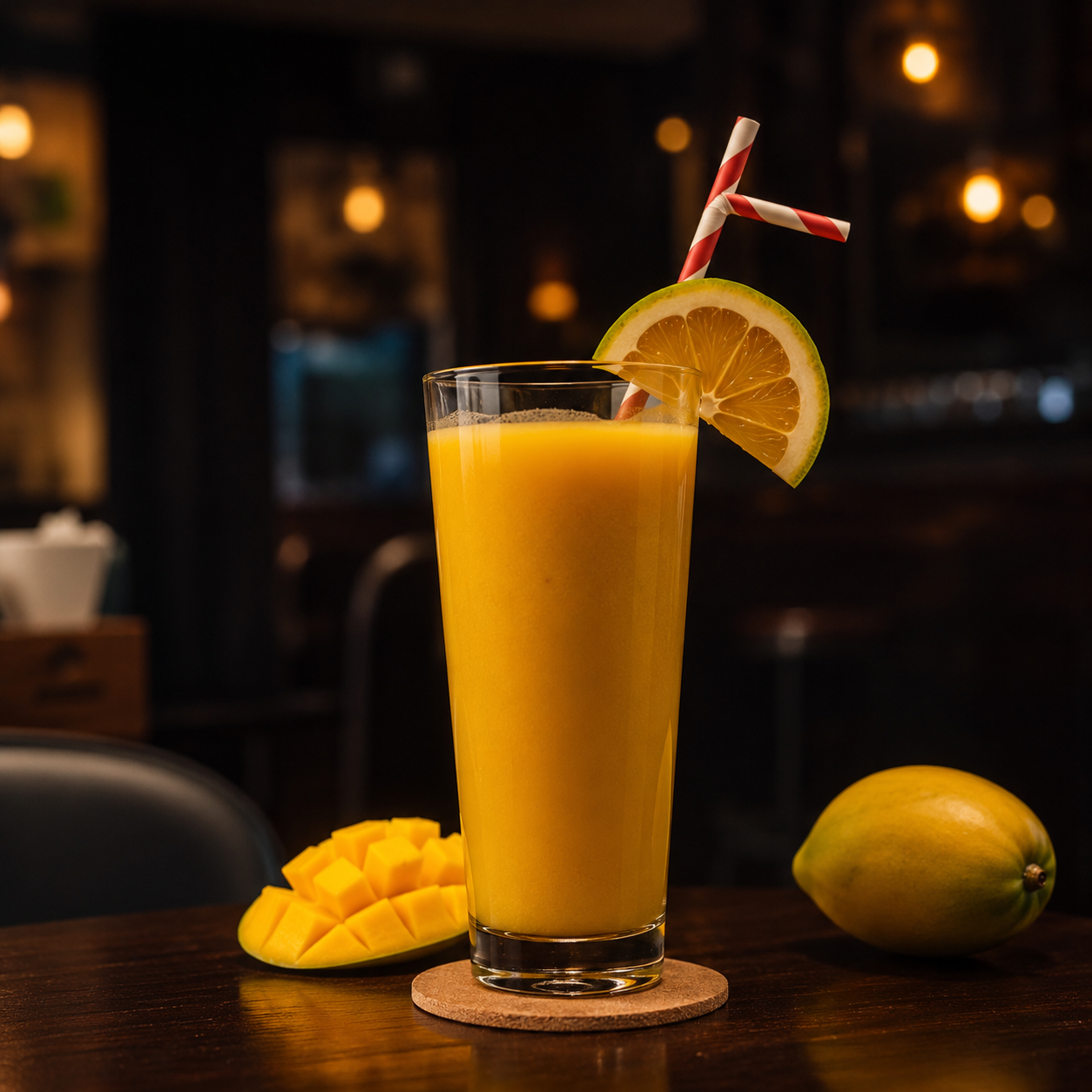 Mango Smoothie — smoothies plate — brunch in Corso Italia at SOLENA Brunch & Bar, Toronto