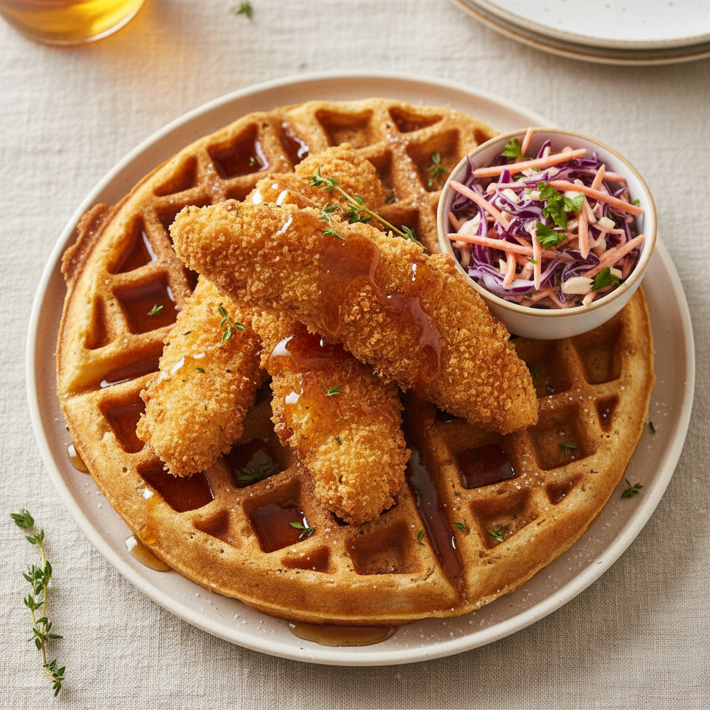 Vegan Chicken & Waffle